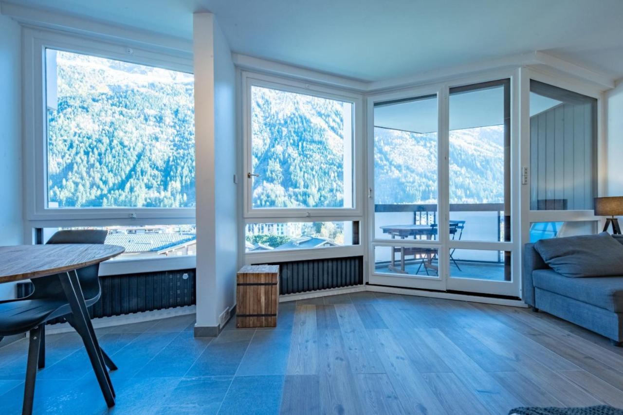 Charming Studio With Balcony And View In Chamonix Kültér fotó
