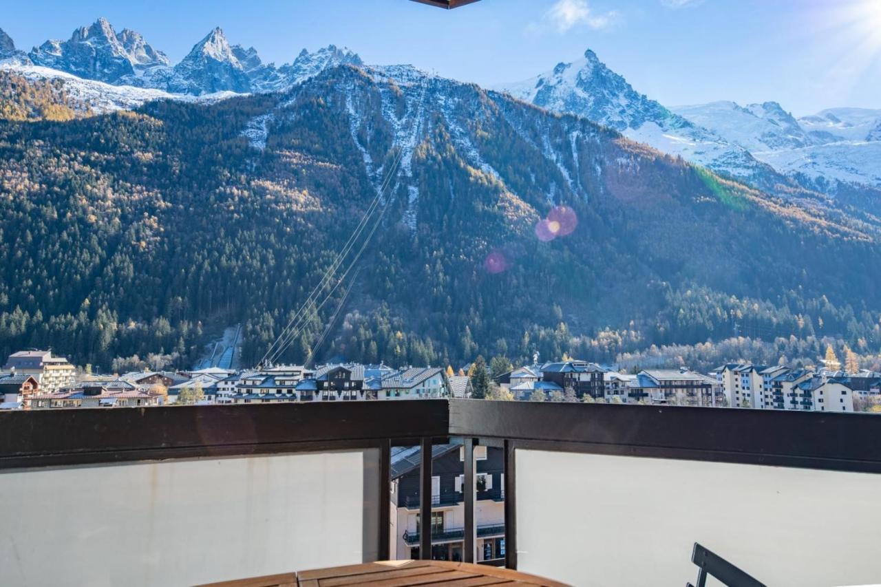 Charming Studio With Balcony And View In Chamonix Kültér fotó